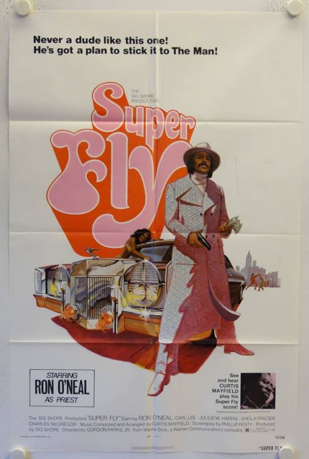 Superfly originales US Onesheet Filmplakat